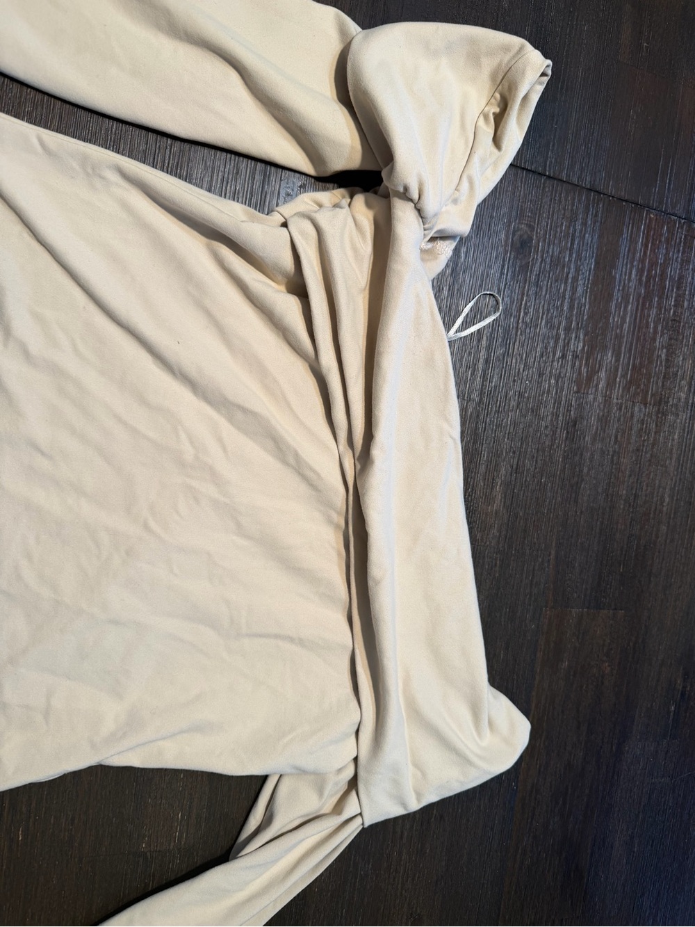 Abercrombie & Fitch Neutral Beige Off-Shoulder Intimate Top